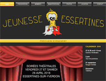 Tablet Screenshot of jeunesseessertines.ch